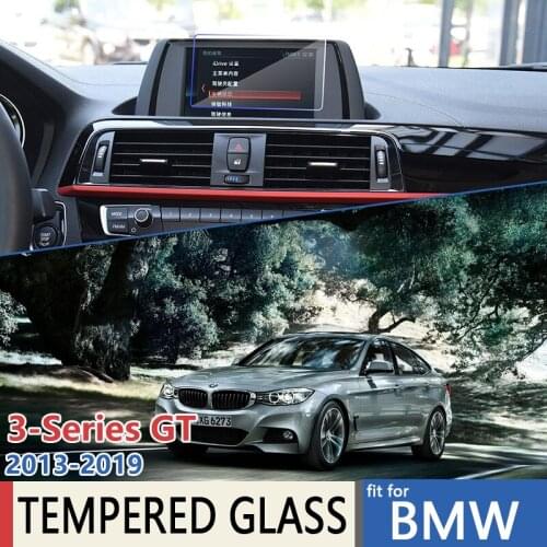 For BMW 3-Series GT 2013~2020 F34 MK6 Car Navigation GPS Film Touch Full Screen Protector Tempered Glass Accessories 2014 2015