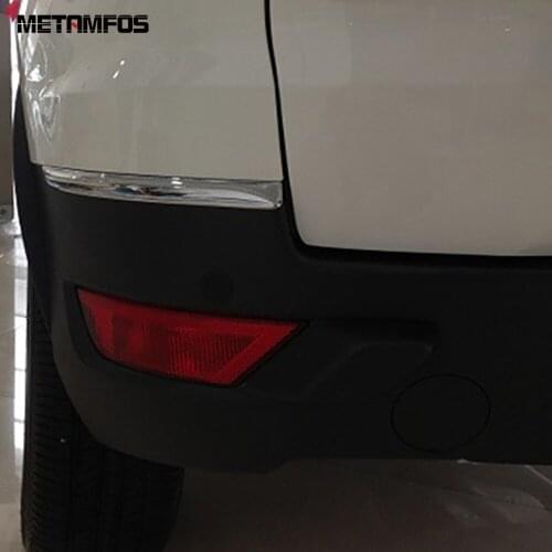 For Ford EcoSport 2013 2014 2015 2016 ABS Chrome After Rear Bumper Bottom Corner Moulding Protection Cover Trim Car Styling