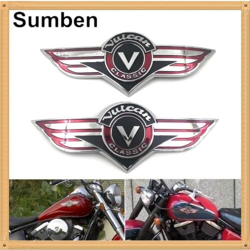 Fuel Gas Tank Emblem 3D Badge ABS Decal Side Sticker for Kawasaki Vulcan S 650 400 500 800 1500 VN400 VN500 VN800 VN1500 Classic