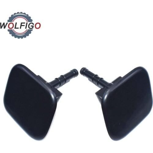 WOLFIGO Front Headlight Washer Cylinder Spray Nozzle Jet Cover Cap For Kia Sorento 2010 2011 2012 2013 986802P000 986902P000