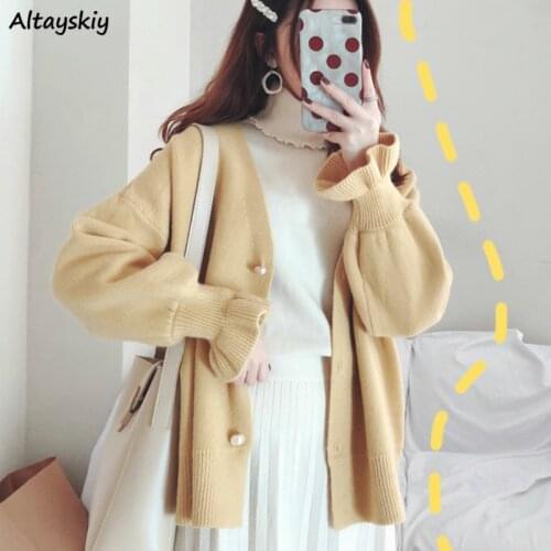 Cardigan Women Spring Candy Color Knitwear Soft Sweet Girls Sweater Hot Selling Female Clothing Basic Elegant Popular Chic Daily