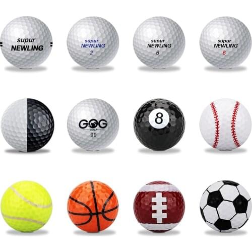 1 Pcs Golf Ball 2 Layers 3 Layers Super Long Distance Game and Practice Support Custom Logo Drop Ship