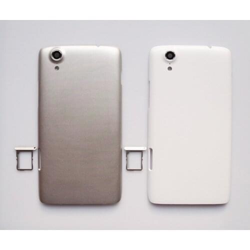 BaanSam New Battery Door Back Cover SIM Card Tray Slot Housing Case For Lenovo S960 S968T With Camera Lens