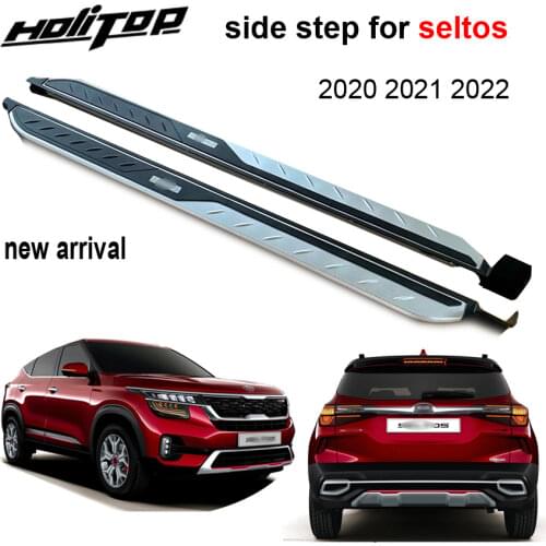 New Arrival side step nerf bar running board for KIA new Seltos 2020 2021,HOT SALE in CHina,loading weight 250kg,7 years store