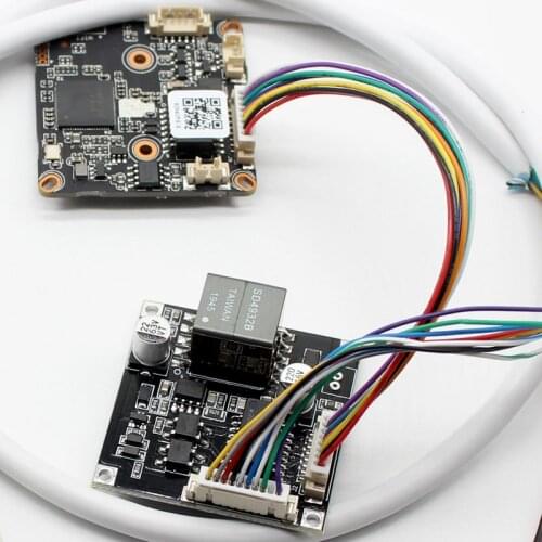 4pcs CCTV POE module PCB board Power Over Ethernet 12V output Smart for ip camera board with waterproof POE cable