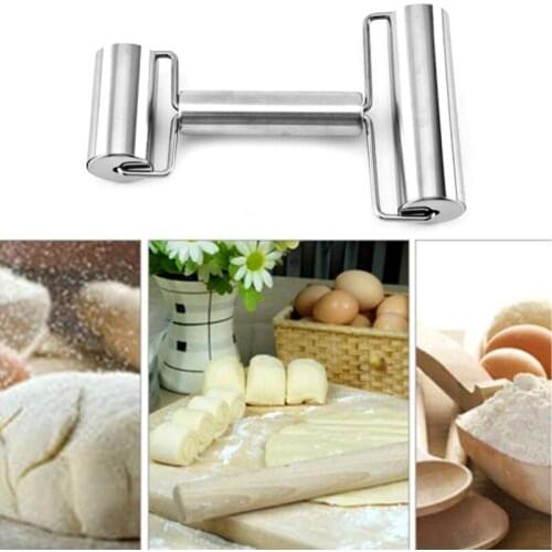 Stainless Steel Dough DIY Baking Tool Rolling Pin Kitchen Household Bakeware Durable