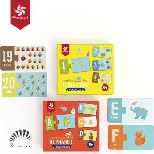 Pinwheel Kid Card Montessori Baby Matching Cards Intelligence Recognition Train Animal Educational Toy Interactive Board Game