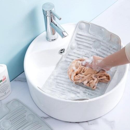 Wonderlife Foldable Drain Non-slip Washboard with Suction Cup for Home Kitchen Accessories
