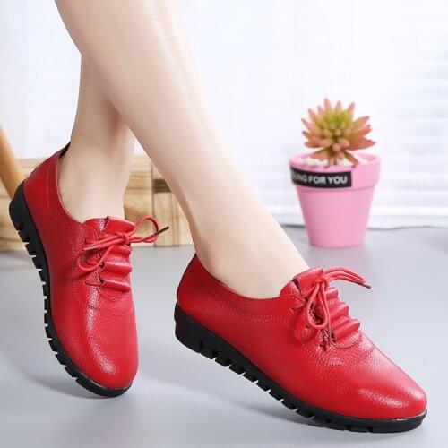 Lady Shoes Women 2020 new Fashion Leather Womens Shoes Casual Shoes Peas Shoes Sneakers Female Zapatos Para Mujer white wedges