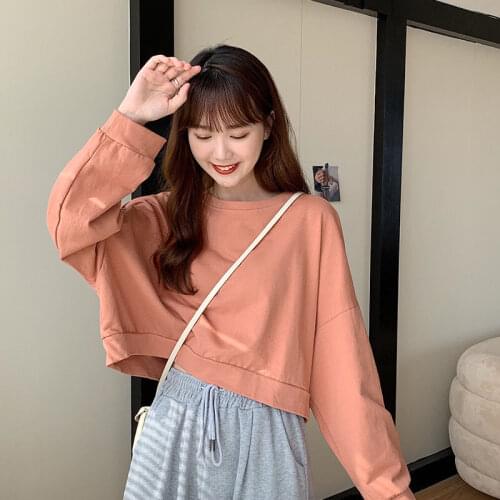 Womens sweater 2021 new womens clothing spring and autumn Korean loose top