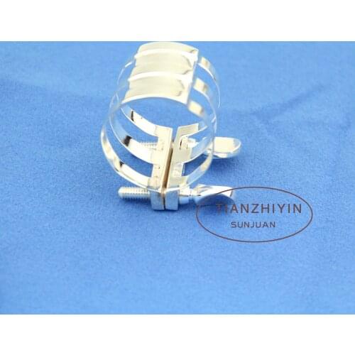 1 pcs Perfect beautiful Alto Eb saxophone Ligature Sax parts 2-Screw Alto Saxophone Ligature sax part