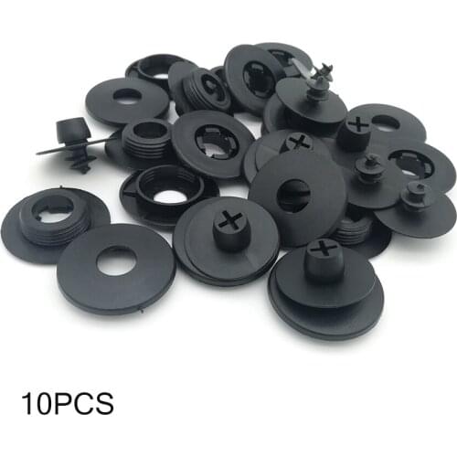 10Pcs Car Floor Mats clip Fixed Clamps Anti-skid Pad Fasteners Plastic Retainer Clips