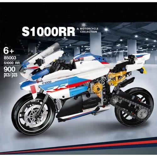 900PCS Motorcycle Blocks Diy Kids Moc Toys Sets Model Building Kits Sports High-tech 2020 New For For Children Toys