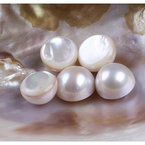 27-28mm white big size mabe pearls loose bead