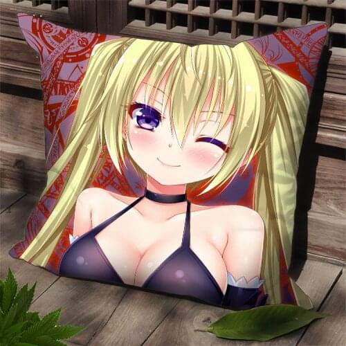 Hobby Express Trinity Seven Anime Pillow Case Square Cushion Dakimakura Cover SPC84