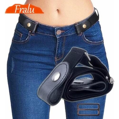 Buckle-Free Belt For Jean Pants,Dresses,No Buckle Stretch Elastic Waist Belt For Women/Men,No Bulge,No Hassle Waist Belt