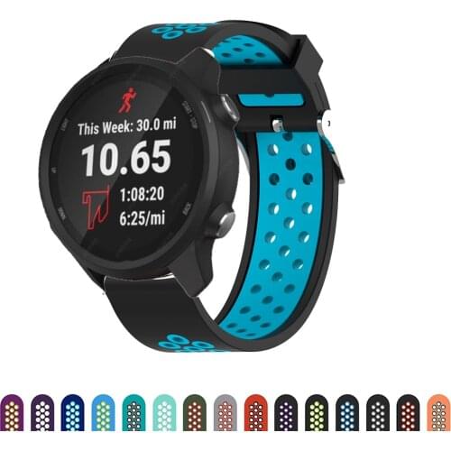 Classic Replacement Wristbands For Garmin Vivoactive 3 / Vivomove HR 20MM Silicone Watch Band Strap For Huami Amazfit Bip