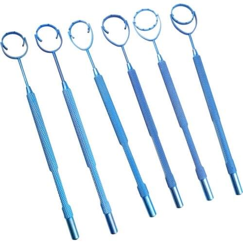 Titanium alloy eye ring fixator Swivel head autoclavable Ophthalmic Instruments