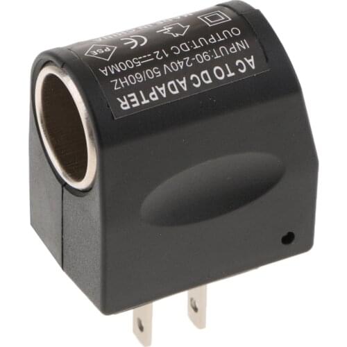 110V-220VAC Wall Power To 12VDC Car Cigarette Lighter Adapter Converter Plug