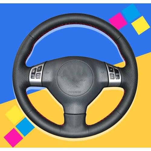 Auto Braid On The Steering Wheel Cover for Suzuki Swift Sport 2005-2011 Splash 2007-2015 Opel Agila Vauxhall Car Wheel Covers