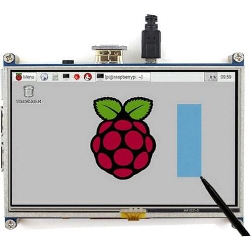 Raspberry pi 3 model B/4B/B+/A+ 5inch HDMI GPIO Resistive Touch Screen display LCD 5 inch TouchScreen TFT