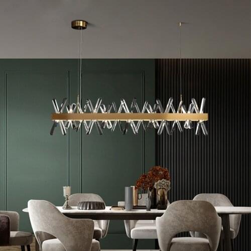 New Modern LED Chandelier Lights For Dining Living Room Bedroom Villa Bar Home Decorative Crystal Lamps Indoor Lighting Fixtures