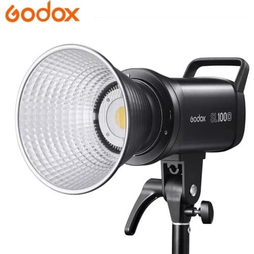 Godox SL100D SL100Bi 100W 5600K SL Series Video Light LCD Panel LED Outdoor Light Continuous Output Bowens Mount Studio Lighting
