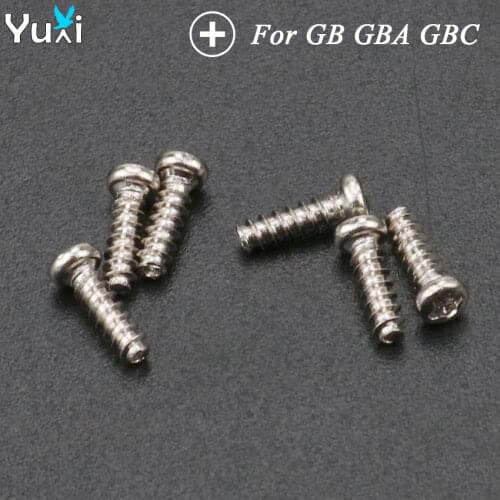 YuXi 10pcs Replacement For Gameboy Advance Color Classic Repair Cross Screws For GB GBA GBC Console Shell Case