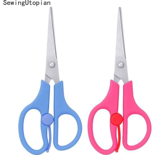 10PCS Plastic Mini Scissors Sewing Tailor Scissor Cross Stitch for Kids School Cutting Safety Scissors Handicraft DIY Tool