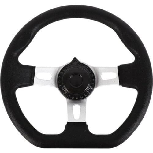 270mm Universal Steering Wheel for Go Kart 110CC Replacement Accessories PU