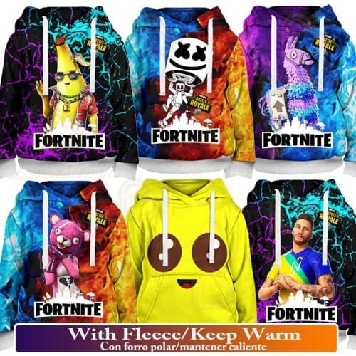 Battle Royale Fortnite Sudaderas Victory 3D Hoodie 2021 NEW DESIGN Kids Tops Girls Boys Clothes Harajuku Children Sweatshirt