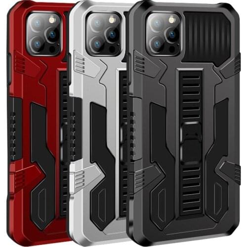 Phone Case For iPhone iPhone 12 11 Pro MAX X XS XR SE 2020 8 7 6 6S Plus 12 Mini Shockproof Armor Standing Bumper Back Cover