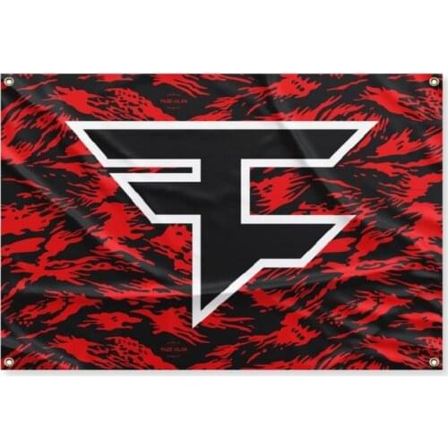 CSGO FaZe Flag Team Wall Tapestry Beach Mat Background Cloth Home Decor Art Wall Cloth Fabric Large Size