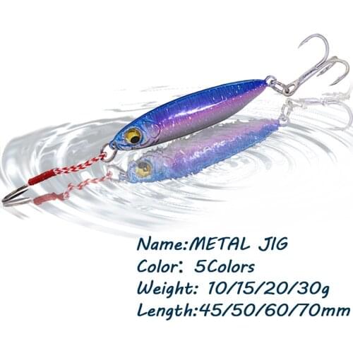 GOBYGO Fishing Lure 1PCS Hard Lure Single Hook 3D Plastic Material Jig Wobblers Crankbait Fishing Bionic Lure 10G 15G 20G 30G