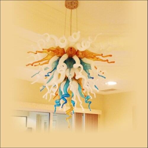 Art Design Frosted Hand Blown Murano Glass Ceiling Lights Designer hand blown lights
