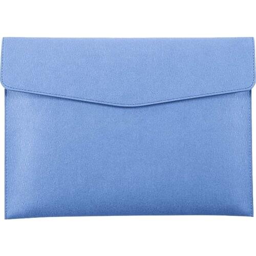PU Leather A4 File Folder Document Holder Waterproof Portfolio Envelope Folder Case with Snap Closure