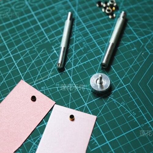 Metal single hole punch DIY paper card greeting card scrapbook air hole nail sheath air eye buckle punching installation tool