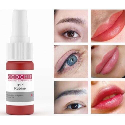 Goochie Natural Lip Permanent Makeup Pigment Tattoo Micro PIgments