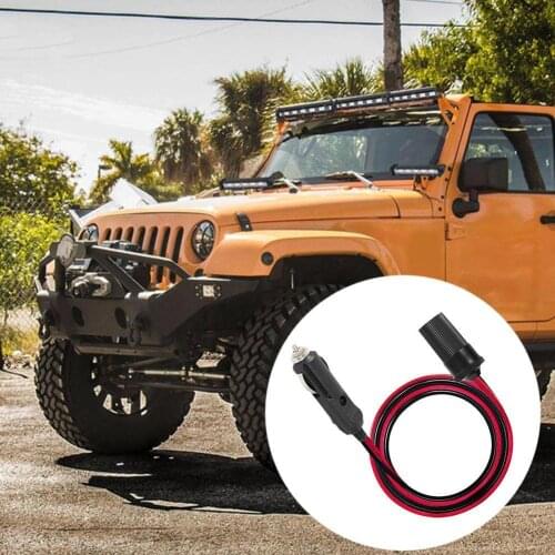 2019 New 1m 2m 3m 5m Cigar Lighter Power Extension 24V Car Lighter Cable Cigarette 10A Cable 12V Cord Socket Extension Acce W5X5