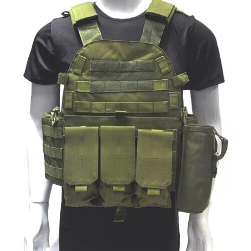 Airsoft Molle Tactical Vest Combat Assault Plate Carrier Hunting Vests Military Wargame Army Armor Protection Paintball Gear
