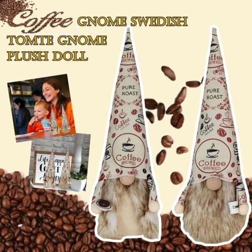 Mothers Day Gift Coffee Gnome Chef Swedish Coffee Bar Decoration Gift Coffee Scandinavian Decor Home Decoration Accessories