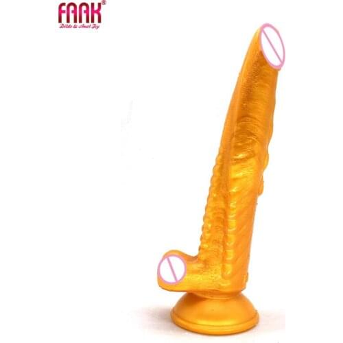 Realistic Dildo Silicone Adult Anal Plug Female Masturbation Device Simulation of Crocodile Penis Silicone Rod Sex Toy