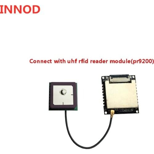Low cost passive short range small ceramics uhf rfid antenna 25*25mm 0dbi