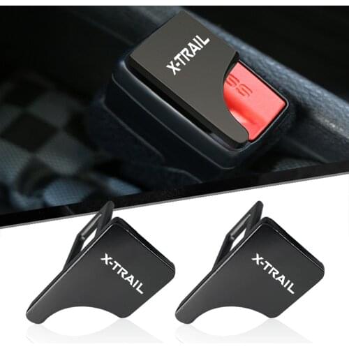 1pcs Hidden Car safety seat belt buckle clip for Nissan X-TRAIL XTRAIL T30 T31 T32 2013-2019 Accessories