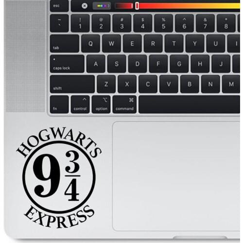 9 3/4 Station Platform Trackpad Laptop Sticker for Macbook Decal Pro 16" Air Retina 11 12 13 15 inch Mac Book 14" Notebook Skin