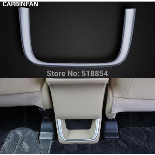 ACCESSORIES FIT FOR 2014 2015 TOYOTA HIGHLANDER KLUGER CHROME REAR AIR VENT COVER GARNISH MOLDING TRIM