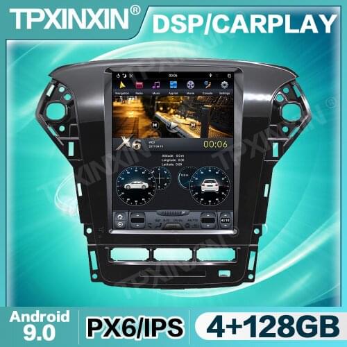 Tesla IPS Touch Screen Android 9.0 Car For Ford Mondeo MK4 2011 2012 2013 Radio Multimedia Video DVD Player Navigation GPS 2din