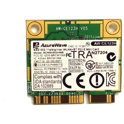 BCM94352hmb 802.11AC Wireless Network Card + Bluetoth 4.0