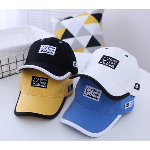 Doitbest 2021 Children Baseball Cap Autumn Spring embroidery Good Luck kids Hats Boys Girls Caps child snapback Hat gorras