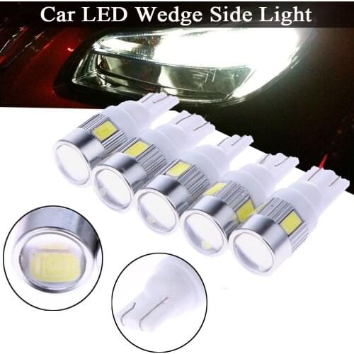 Side Light Bulb Lamp 5630 6SMD Parking Light high quality 5pcs Automotive Car LED Wedge